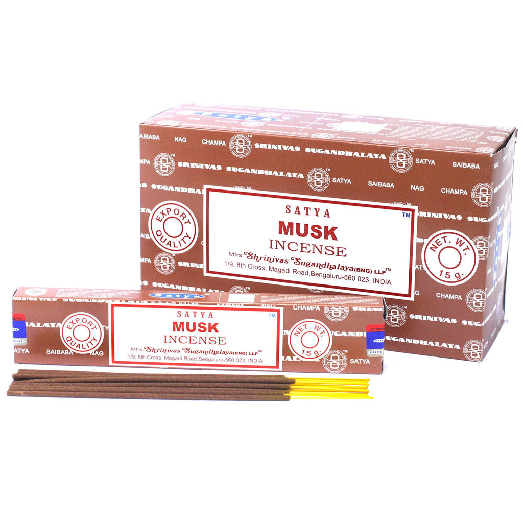 Bâtonnets d'encens Satya 15 g - Musc