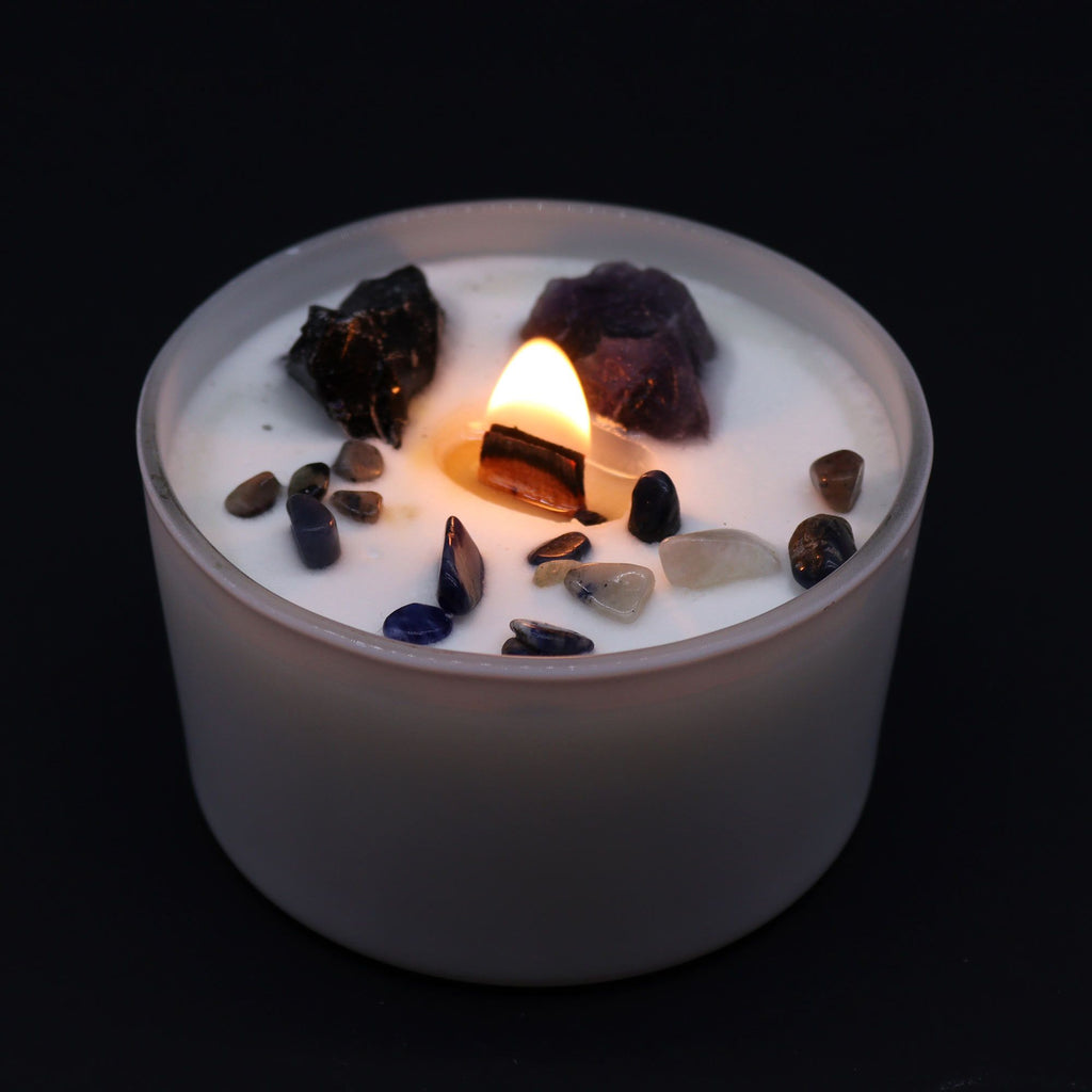 Bougies de cristal pour les chakras - Chakra du plexus solaire