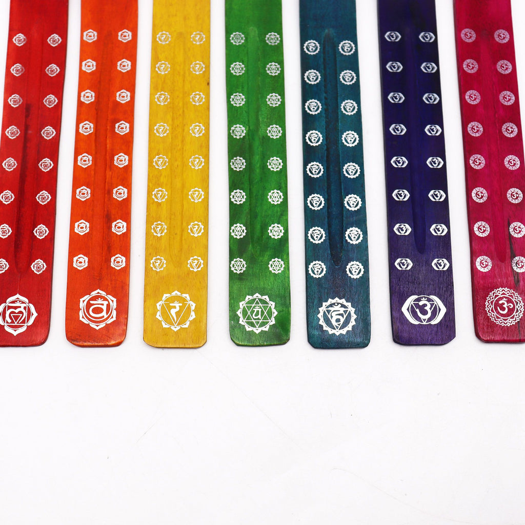Brûleur d'encens - Chakras (Couleurs assorties)