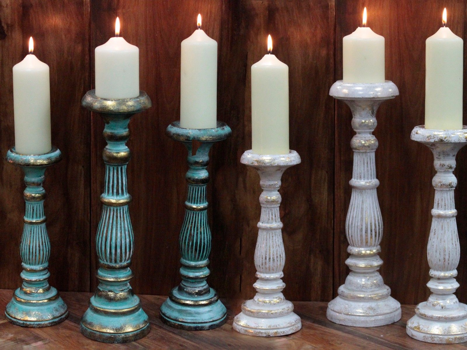 Petit chandelier - Or blanc