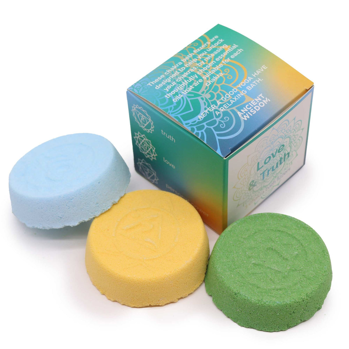 Bombes de bain Chakra - Petite boîte - Amour et Vérité