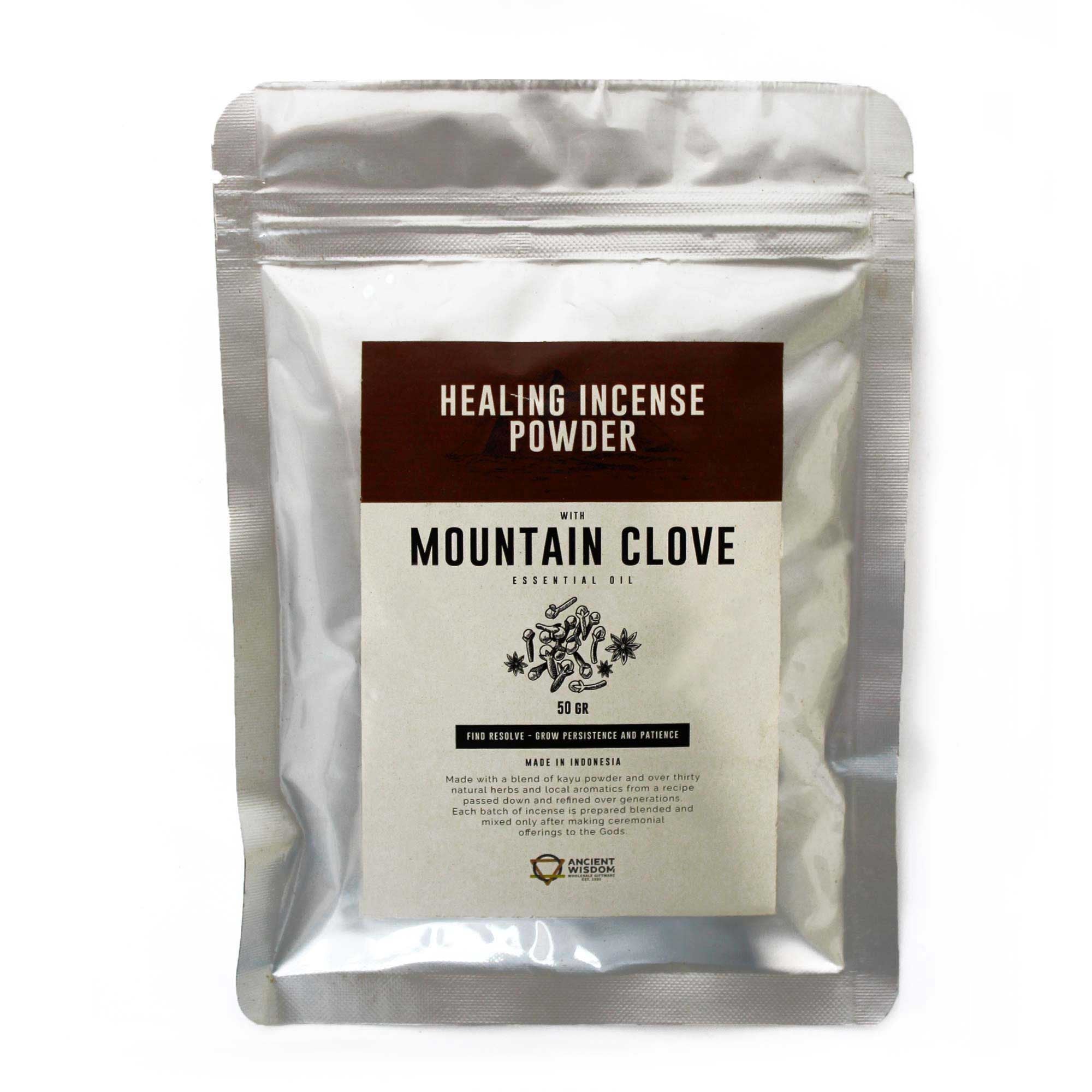 Encens en poudre aux vertus curatives - Clou de girofle des montagnes 50 g