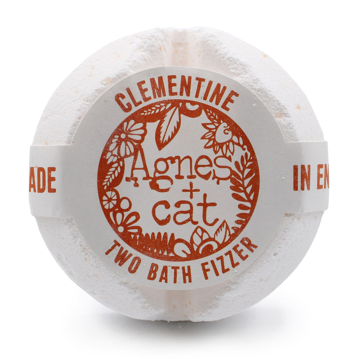 Galet de bain effervescent – Clémentine – Agnes + Cat