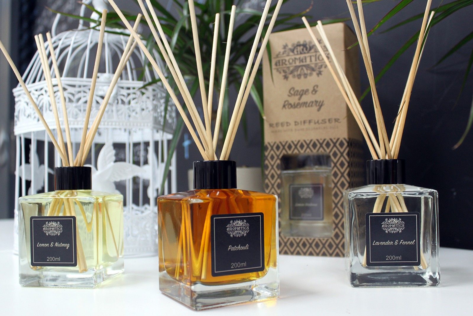 Diffuseur à bâtonnets aux huiles essentielles - Lavande et fenouil