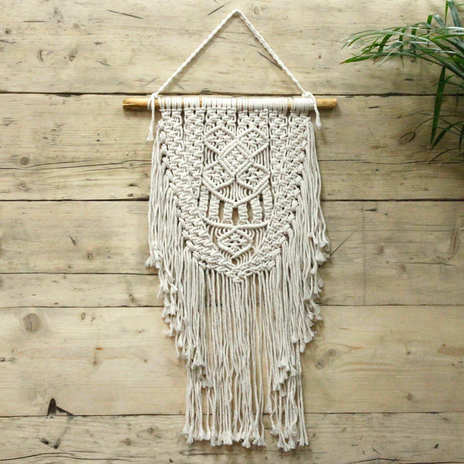 Tapisserie en macramé - Abondance