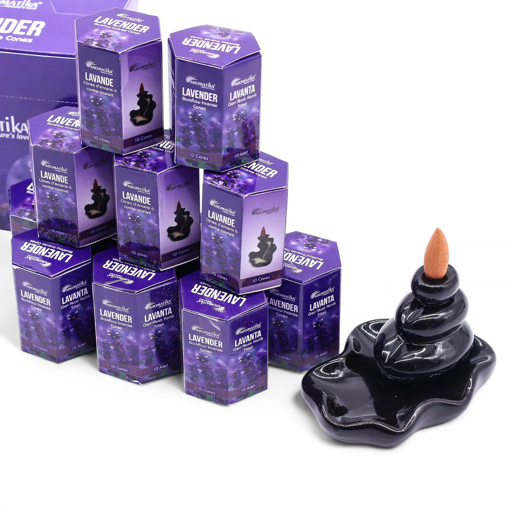 Lot de 10 encens Masala à reflux - Lavande