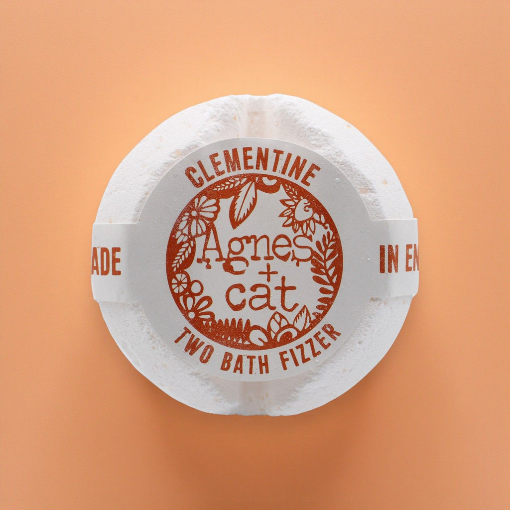 Galet de bain effervescent – Clémentine – Agnes + Cat