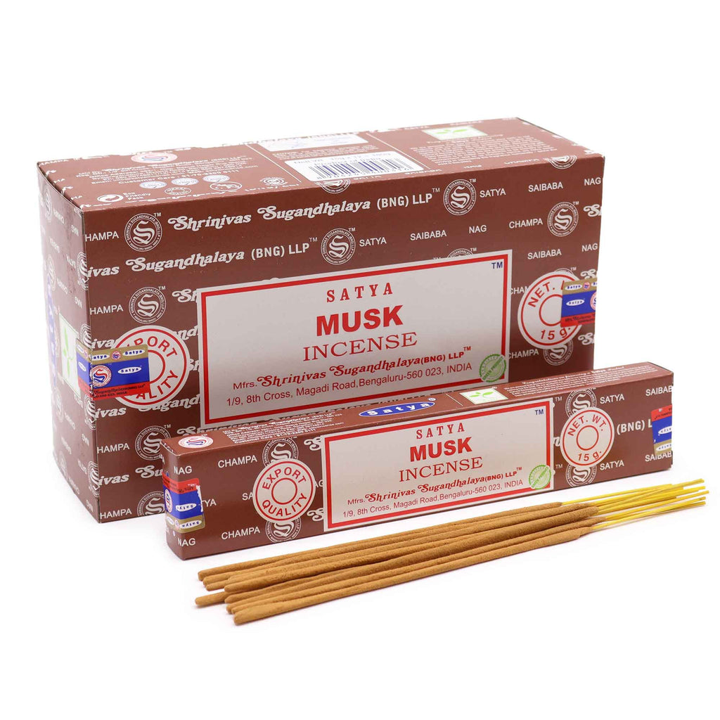 Bâtonnets d'encens Satya 15 g - Musc