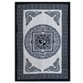 Couverture en coton simple + tapisserie murale - Singe - Mandala OM