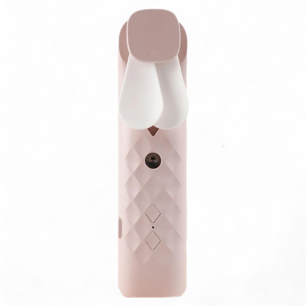 Ventilateur et brumisateur facial rose - USB