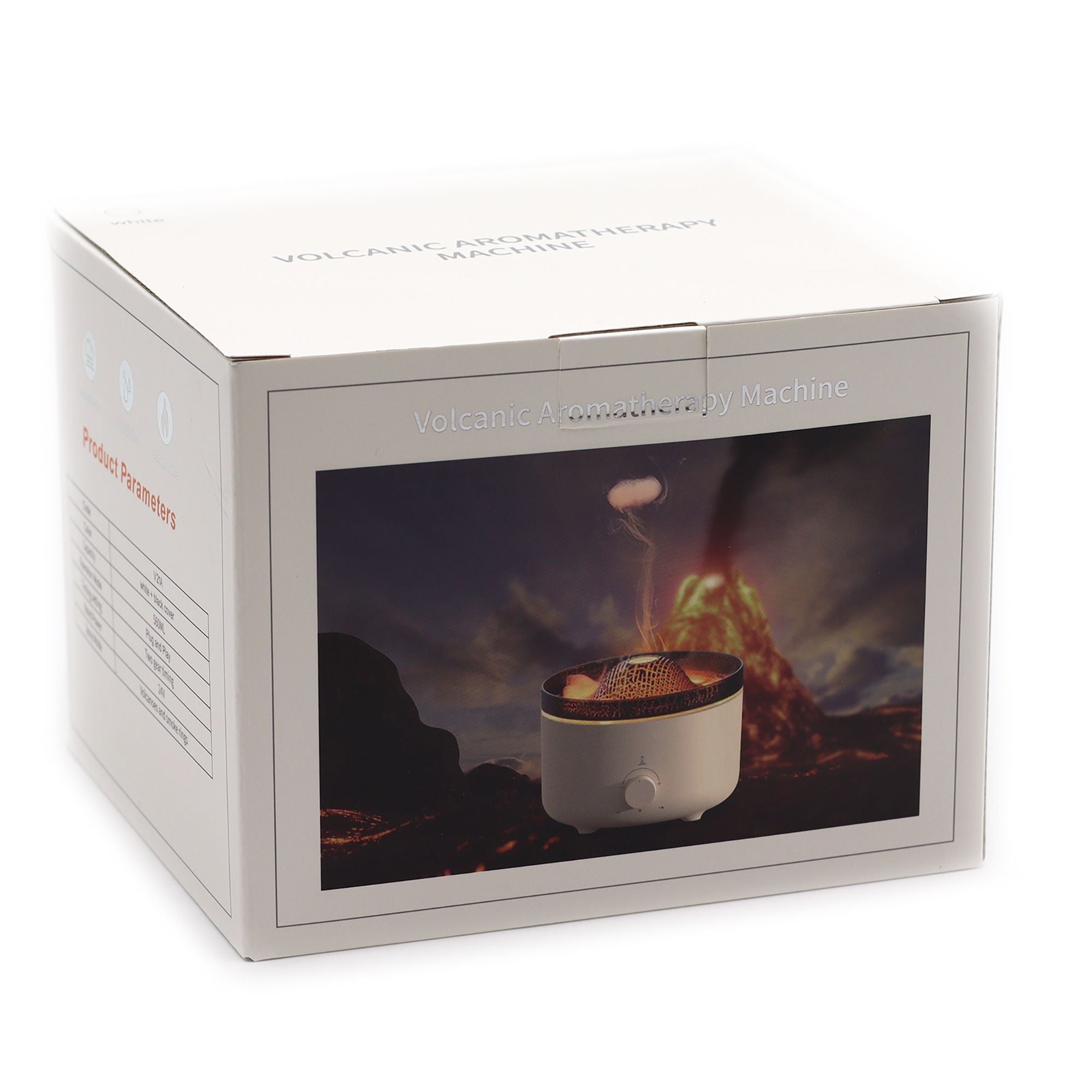 Diffuseur d'arômes grand format à effet volcan (à brancher) Deux couleurs