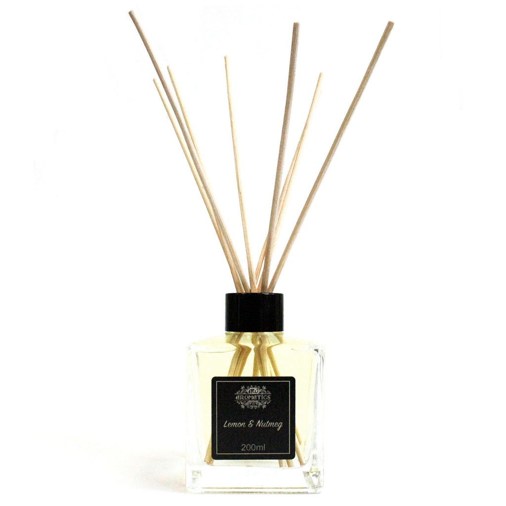 Diffuseur à bâtonnets aux huiles essentielles - Citron et noix de muscade