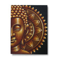 Mandala demi-Bouddha doré 60x80cm