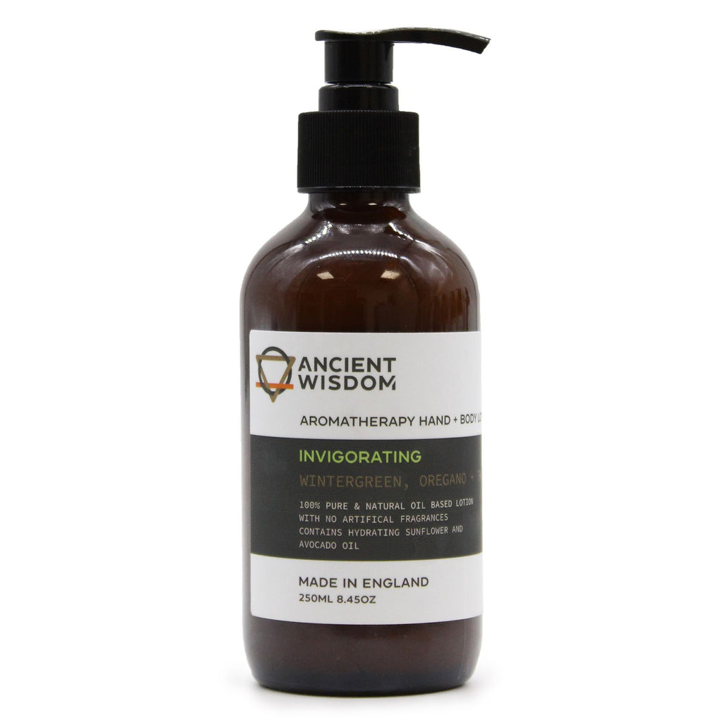 Lotion pour les mains et le corps à la gaulthérie, à l'origan et au thym 250 ml