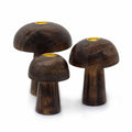 Lot de 3 cônes d'encens en forme de champignon ((10cm 9cm 8cm)