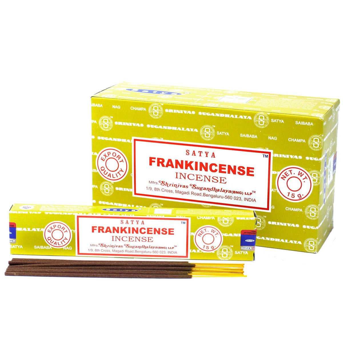 Bâtonnets d'encens Satya 15 g - Encens