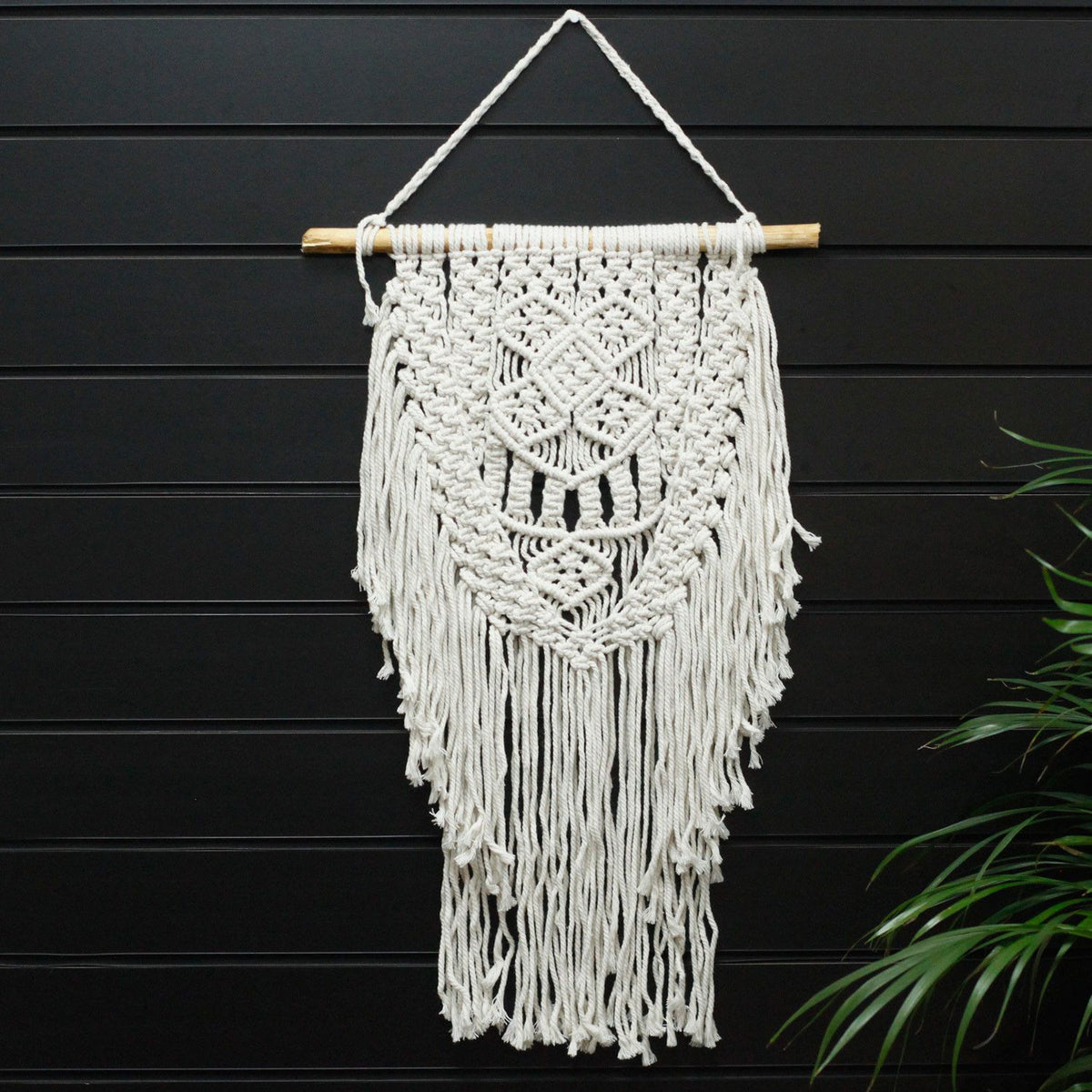 Tapisserie en macramé - Abondance