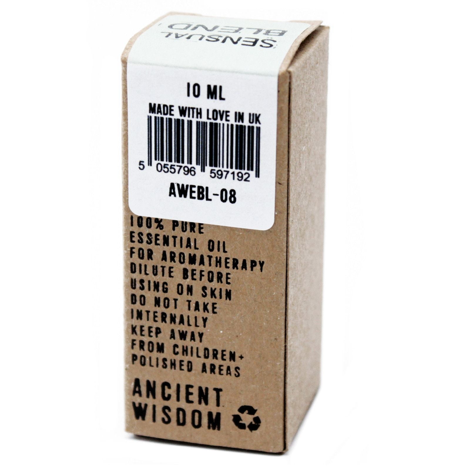 Mélange d'huiles essentielles 10 ml - Boîte - Sensuelle