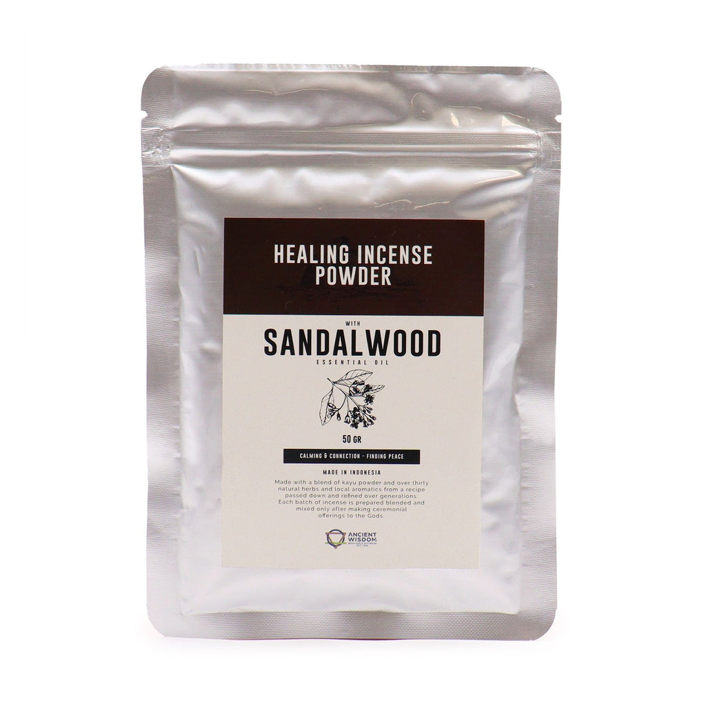 Encens en poudre aux vertus curatives - Bois de santal 50 g
