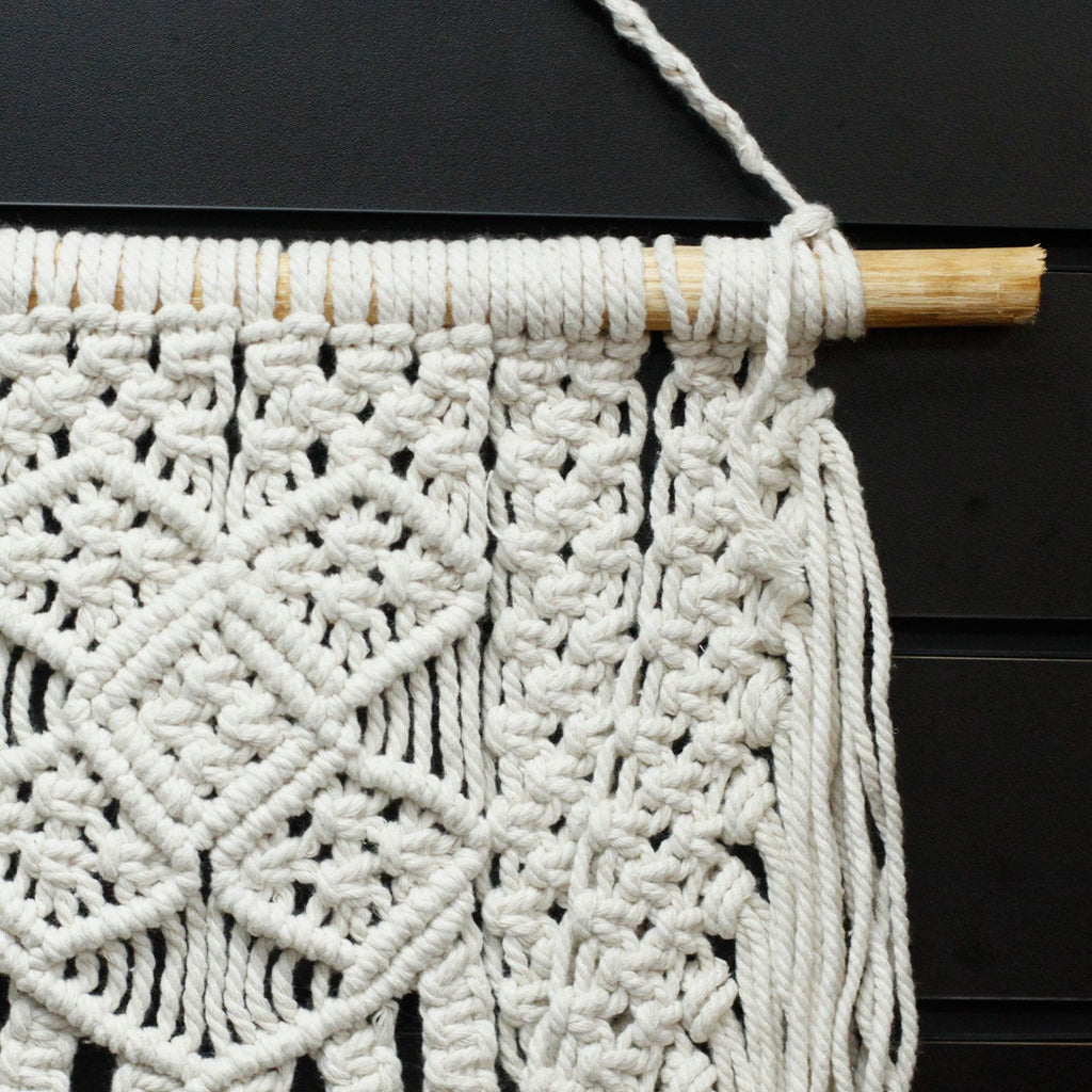 Tapisserie en macramé - Abondance