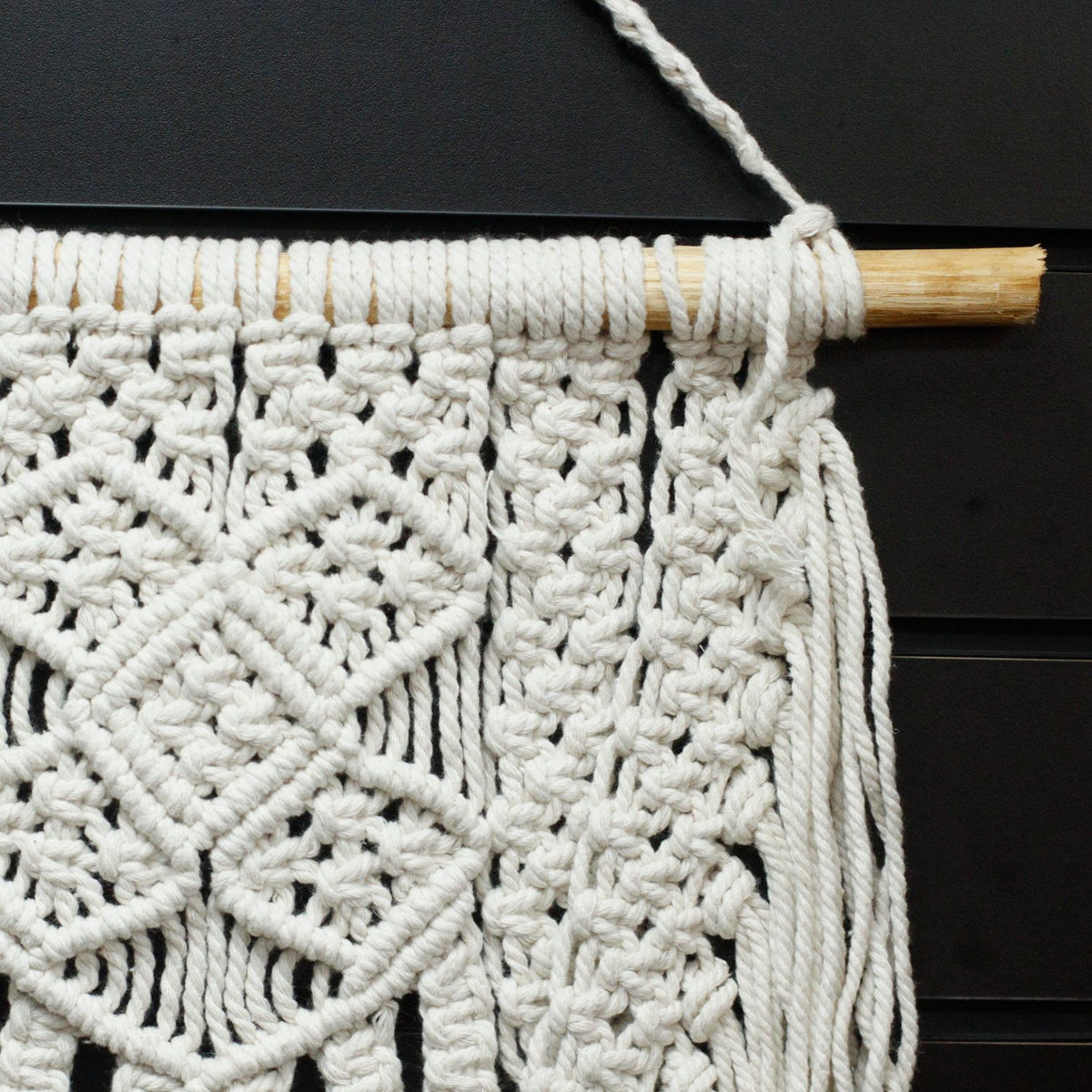Tapisserie en macramé - Abondance
