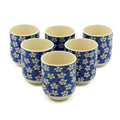 Tasses à thé - Marguerite bleue
