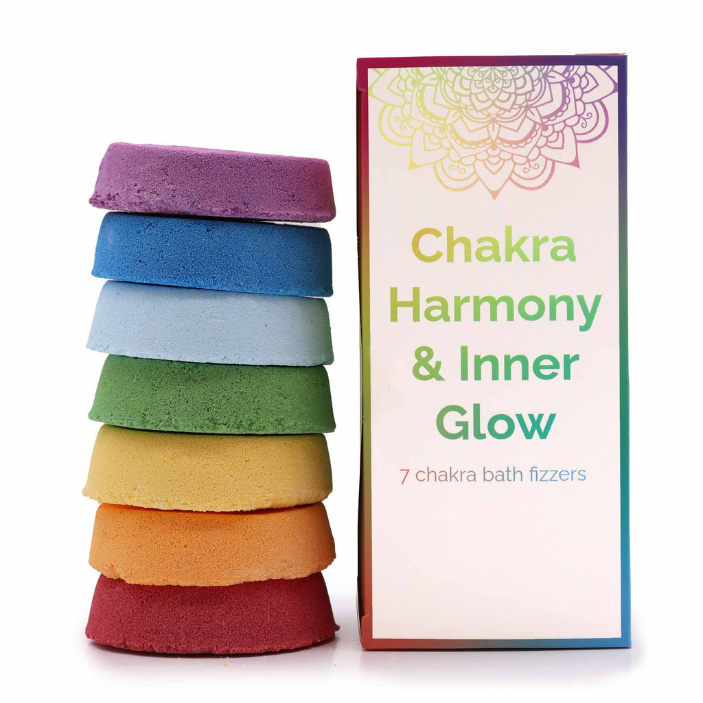 Bombes de bain Chakra - Grande boîte - Harmonie des chakras et éclat intérieur