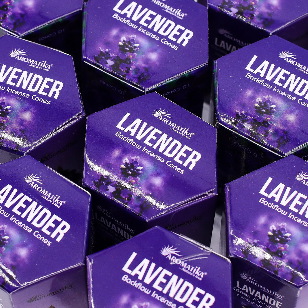Lot de 10 encens Masala à reflux - Lavande